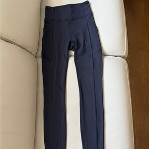 lululemon black leggings with pockets size 2